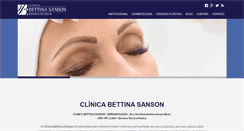 Desktop Screenshot of bettinasanson.com.br